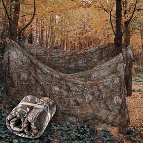 Adnee Hunting Camo Netting- Camouflage Netting-Camo Ground Blinds Mesh Net for Hunting Shooting Party Decoration Photograph Car Cover Sunshade