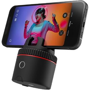 Pivo Influencer Auto Tracking Phone Holder, Content Creator Essentials, Face & Body Tracker, 360° Rotation for Video Recording, Vlogging, Streaming
