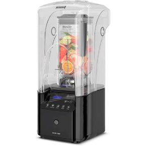 Commercial Quiet Shield Blender 2200W Professional Industrial Blenders Red 2.2L/ 74oz BPA-Free Pitcher for Ice Crushing, Shakes and Smoothies for Kitchen