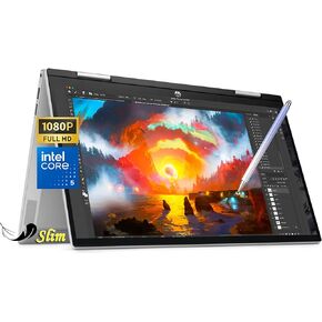 HP Envy X360 2-in-1 Laptop, 15.6" IPS Touchscreen, AMD Ryzen 7 5825U Processor, Backlit Keyboard, Fingerprint Reader, Wi-Fi 6, Audio by Bang & Olufsen, Windows 11 (32GB RAM | 1TB PCIe SSD)