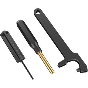 Front Sight Tool & Magazine Disassembly Kit for Glock 19, 17, 26, 27 & 43 - Includes Mag Plate Removal and Pin Punch Tools