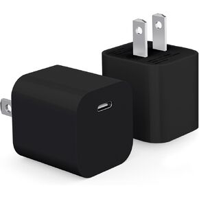 2Pack USBC Charger Block for iPhone 16 15 USB C Fast Charging Box, Type C Wall Cube for Apple I Phone 16 15 14 13 12 11 Pro Max/Plus, for iPad Air/Pro/4/5 Brick