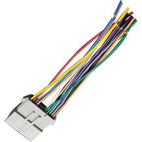 Pack-1 Car Speaker Connector, Vehicle Audio CD Player Wiring Accessories, Portable Wiring Car Harness, Waterproof Durable Design, Compatible with Chevrolet Chrysler Hummer Buick Suzuki (Gray)