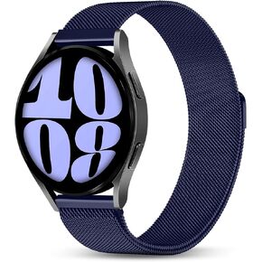 JKD Metal Bands Compatible with Samsung Galaxy Watch 7 6 5 4 Band 40mm 44mm, Galaxy Watch 5 Pro 45mm/Watch 6 4 Classic 42mm 46mm 43mm 47mm/Active 2, 20mm Stainless Steel Wristbands for Women Men