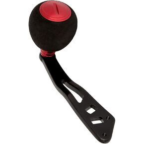 Fishing Reel Handle Power Baitcasting EVA Knob Micro Jigging Grip with Fittings Replacement Parts for LowProfile Reel(Red) abu Garcia Power Handle for 5600