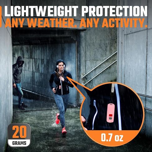 Rechargeable Keychain Alarm for Women Self Defense – 2 Pack 130 dB Loud Safesound Personal Siren Ring with LED Light – Waterproof SOS Emergency Safety Alert Device Key Chain by WETEN (Black&Black) in Saudi Arabia