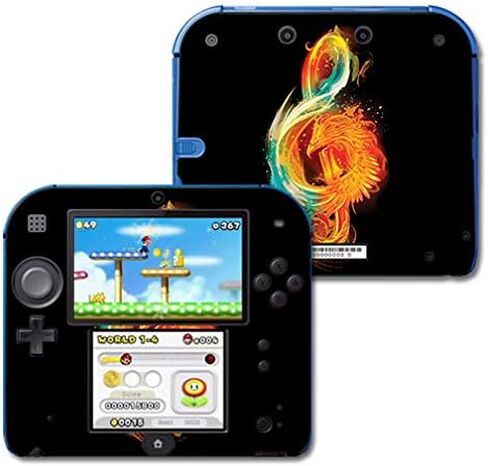 غلاف MightySkins متوافق مع Nintendo 2DS - Music Reborn | غطاء ملتف واقٍ ومتين وفريد ​​من نوعه من الفينيل | سهل التطبيق والإزالة وتغيير الأنماط | صنع في الولايات المتحدة الأمريكية in Saudi Arabia