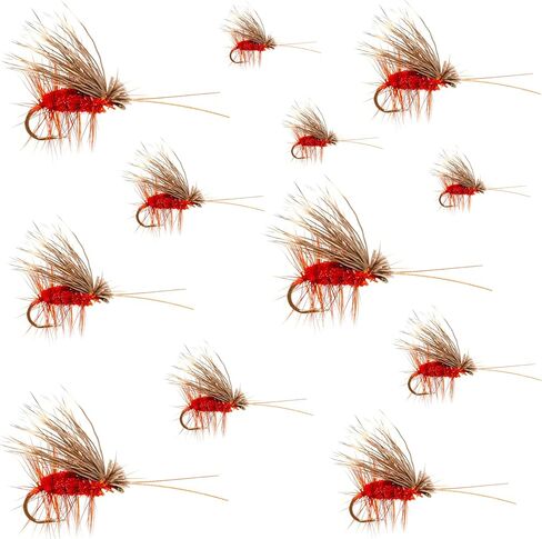 Outdoor Planet Premium Fly Fishing Flies Assortment, 12/24 /48 /66pcs Dry/Wet/Nymph/Streamer Flies, Trout/Bass/Panfish/Salmon Fishing Flies in Saudi Arabia
