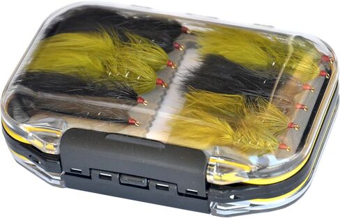 Outdoor Planet Premium Fly Fishing Flies Assortment, 12/24 /48 /66pcs Dry/Wet/Nymph/Streamer Flies, Trout/Bass/Panfish/Salmon Fishing Flies in Saudi Arabia