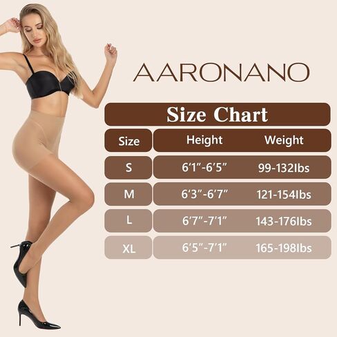 2 Pairs Black Sheer Tights for Women 15D Not Rip Control Top Pantyhose High Waist With Reinforced Toes in Kuwait