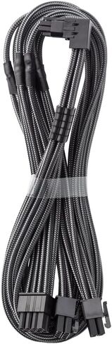 كابل CableMod E-Series Pro ModMesh بأكمام 12VHPWR 90° StealthSense PCI-e لـ EVGA G/G+ / P/P+ / T - البديل B (أسود، 16 سنًا إلى 8 سنون ثلاثية، 60 سم) in Kuwait