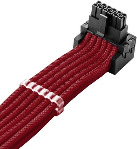 كابل CableMod E-Series Pro ModMesh بأكمام 12VHPWR 90° StealthSense PCI-e لـ EVGA G/G+ / P/P+ / T - البديل B (أسود، 16 سنًا إلى 8 سنون ثلاثية، 60 سم) in Kuwait