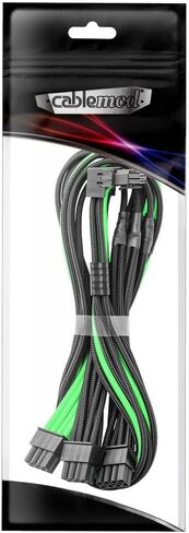 كابل CableMod E-Series Pro ModMesh بأكمام 12VHPWR 90° StealthSense PCI-e لـ EVGA G/G+ / P/P+ / T - البديل B (أسود، 16 سنًا إلى 8 سنون ثلاثية، 60 سم) in Kuwait