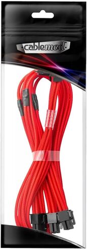 كابل CableMod E-Series Pro ModMesh بأكمام 12VHPWR 90° StealthSense PCI-e لـ EVGA G/G+ / P/P+ / T - البديل B (أسود، 16 سنًا إلى 8 سنون ثلاثية، 60 سم) in Kuwait