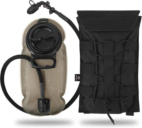 حزمة الترطيب التكتيكية PETAC GEAR سعة 1.5 لتر / 3 لتر، حقيبة حامل مولي لحقيبة الظهر المائية سعة 50 أونصة / 100 أونصة. in Kuwait