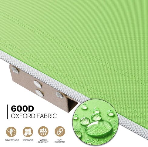 MoNiBloom Folding Sleeping Cot for Adults, Easy to Set Up Portable & Lightweight Camping Cot for Outdoor Camping, Lounging and Elevated Napping, Support 360 lbs, Pink in Kuwait