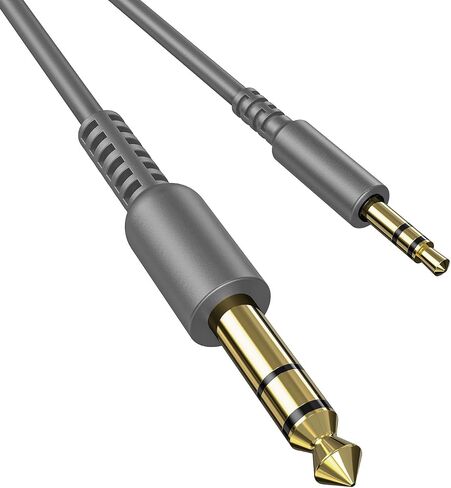 OneOdio 6.35mm 1/4 to 3.5mm 1/8inch 9.8ft Cable for Pro 10/30/50, Stereo Cable for DJ Turn Table, E-Drum, Keyboard, Electric Guitar, Bass AMP, Mixer, Equalizer in Saudi Arabia