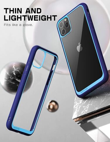 Supcase Unicorn Beetle Style Series Case Designed for Iphone 11 Pro Max 6.5 Inch (2019 Release), Premium Hybrid Protective Clear Case (Black) in Saudi Arabia
