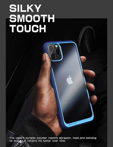 Supcase Unicorn Beetle Style Series Case Designed for Iphone 11 Pro Max 6.5 Inch (2019 Release), Premium Hybrid Protective Clear Case (Black) in Saudi Arabia