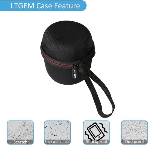حافظة LTGEM متوافقة مع سماعات Ultimate Ears WONDERBOOM 4/3 / 2 المحمولة المقاومة للماء، باللون الأسود in Saudi Arabia