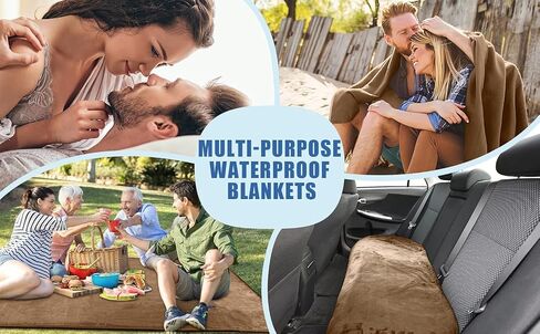 Waterproof Throw Blanket – Leakproof, Spill-Proof Flannel Blanket for Bed, Couch, Kids & Pets Protection, Reversible Water-Proof Design (Moon Grey & Starlit Grey, 40x60") in Saudi Arabia
