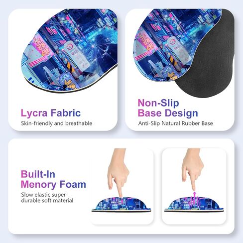 مجموعة لوحة ماوس كبيرة للألعاب، لوحة ماوس ممتدة 4 في 1، وسادة مكتب + وسادة مسند للمعصم للوحة المفاتيح + حصيرة ماوس مع دعم للمعصم + قاعدة، واقي حصيرة مكتب مقاوم للماء للمنزل والمكتب والكمبيوتر المحمول - زهرة ملونة in Kuwait