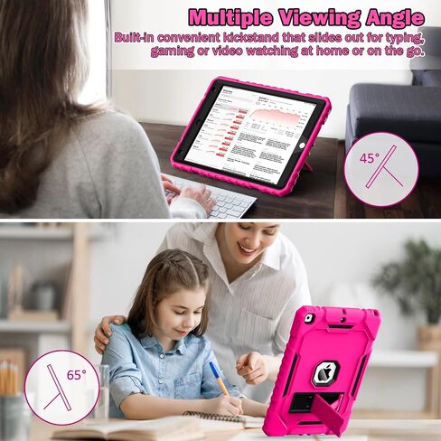 Grifobes Case for iPad Air 11-inch (M3/M2) 2025/2024, for iPad Air 5th/4th Generation 2022/2020 10.9", Heavy Duty Rugged Cover with Stand/Pencil Holder for i Pad Air 6th 5 4 Gen (Black+Blue) in Saudi Arabia