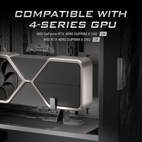 Antec GPU دعم قوس، بطاقة الرسومات GPU دعامة دعم بطاقة الفيديو حامل الترهل حامل الحافظة (أسود) in Kuwait