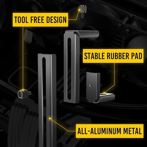 Antec GPU Support Bracket, Graphics Card GPU Brace Support Video Card Sag Holder Holster Bracket (Black) in Saudi Arabia
