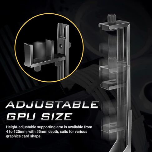 Antec GPU Support Bracket, Graphics Card GPU Brace Support Video Card Sag Holder Holster Bracket (Black) in Saudi Arabia