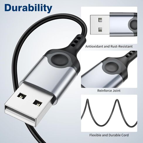 USB Headphones with Microphone for PC USB A Earbuds for PS5 Computer 2.3M Cord Magnetic in-Ear Headset Audio Control Mute Function for Laptop Desktop Notebook Headset for Office Live Broadcast Gaming in Kuwait
