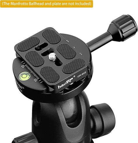 محول محول مشبك QR سريع الإصدار من Haoge لنظام Manfrotto RC2 إلى متوافق مع Arca-Swiss in Kuwait