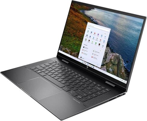 HP Envy X360 2-in-1 Laptop, 15.6" IPS Touchscreen, AMD Ryzen 7 5825U Processor, Backlit Keyboard, Fingerprint Reader, Wi-Fi 6, Audio by Bang & Olufsen, Windows 11 (32GB RAM | 1TB PCIe SSD) in Saudi Arabia