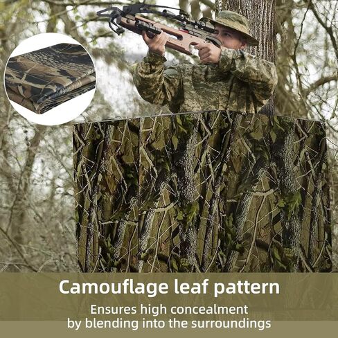 غطاء أعمى لحامل شجرة الصيد: ستائر صيد الغزلان مموهة مموهة - مجموعة ستائر سلمية أعمى in Kuwait