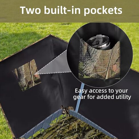 غطاء أعمى لحامل شجرة الصيد: ستائر صيد الغزلان مموهة مموهة - مجموعة ستائر سلمية أعمى in Kuwait