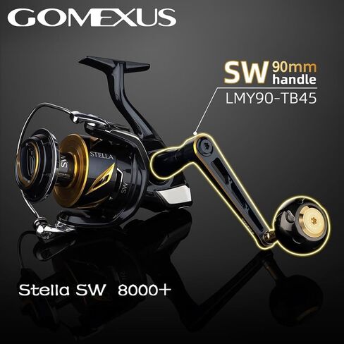 مقبض طاقة GOMEXUS متوافق مع Shimano Stella SW 4000-20000 Saragosa SW 5000 6000 in Kuwait