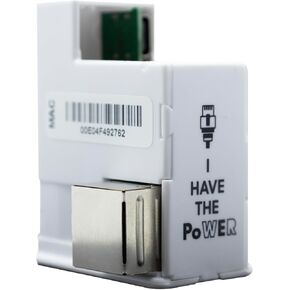 PoE Texas in-Wall Patented PoE to USB-C Power and Data Delivery with 12 Watt Output for iPad Air, Galaxy Tab, and More - 10/100 Mbps Fast Ethernet with Right-Angle Cable for USBC Enabled Tablets