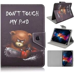 DETUOSI Universal 10.1 inch Tablet Case, 10 inch Tablet Cover, Magnetic Closure Travel Portable Protective Folio Leather Stand Shell Case for All Kinds of 9.6-10.6 inch Android/iOS/Windows Tablet #7