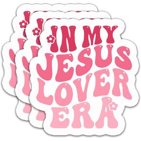 (3PCS) Blessed Script Vinyl Waterproof Sticker Decal Christian, God Sticker, Religion Sticker, Faith Sticker Decorate Books Laptops Tumblers Water Bottles Kindles, 3'' x 1.4"
