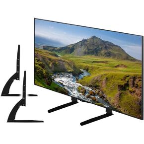 TV Stand Mount, Universal TV Stand Tabletop for 26 to 37 inch LCD LED Flat Screen TVs, Japard Holds Up to 105 lbs, TV Legs, Max VESA 800 x 400mm, 3-Level Height Adjustable