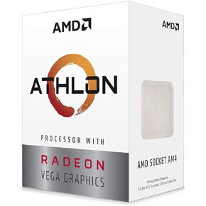 AMD YD200GC6FBBOX Athlon 200GE 2-Core 4-Thread AM4 Socket Desktop Processor with Radeon Vega Graphics