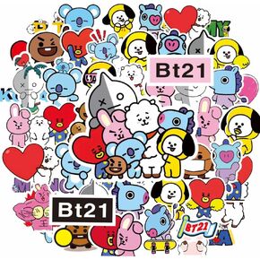 BTS Stickers 106 PCS Mixed Sticker Packs for Teens k pop Stickers Kawaii Stickers for Water Bottles Laptop Phone Case Skateboard