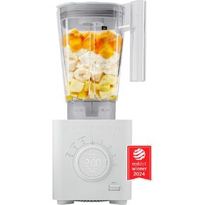 Chefman Obliterator 48 oz Countertop Blender for Smoothies, 1380W Motor to Crush Ice, Nuts, and Frozen Fruit with Stainless Steel Blade, Auto Blend Function, Includes Tamper and Scraper - Midnight