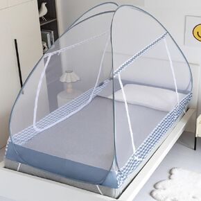 Mosquito Net Pop Up Ten,Folding Netting Bed Tent,Portable Mosquito Netting with Bottom,Bug Net,Canopy Outdoor,Camping Tent,Insect Screen,Ultralight,Folding Design,L79 x W47 x H55 inch
