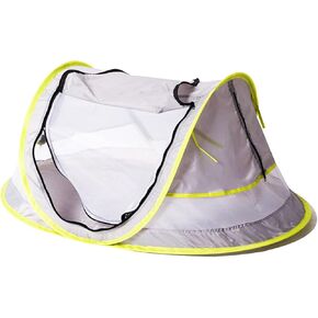 Portable Pop Up Kids Beach Tent with Mat UPF 50+ Sun Shelter for Mosquito Net,Large Sunshade Kids Travel Tent with Mat and 2 Stakes