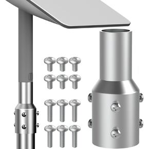 Starlink Pipe Adapter, Designed for Starlink Second-Gen Dish, Mast Reducer Joint 2.0“ Pipe Adapter, Suitable for TV Mast and Satellite Mast