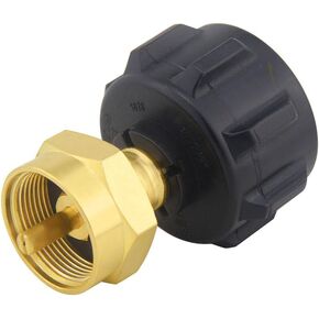 Joywayus 1LB Tank Gas Propane QCC1 Regulator Valve Propane Refill Adapter,4 Propane Bottle Caps Universal for All 1 lb Propane Tank Small Cylinders Outdoor BBQ Kit