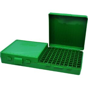 MTM 200 Round Ammo Box 9mm/380 ACP 200 rd., Green