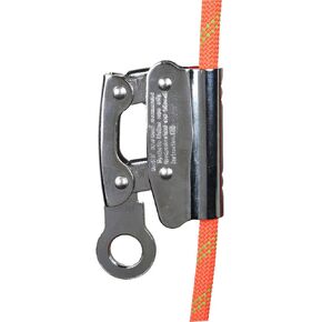 01 Self-Locking Rope Grab,Self-Braking Stop Descender Clamp Climbing Anti Fall Protection Equipment Rope Grab Ascender Fall Protection for Rocking Climbing Tree(Round Hole)