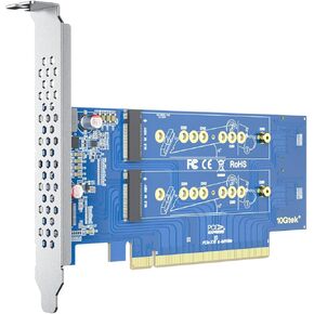 محول NVMe SSD M-Key، بطاقة محول PCIe 3.0 إلى NVMe (4) M.2 ذات 4 منافذ، PCIe X16 Gen3، يدعم محركات أقراص PCIe M.2 SSD، متوافق مع PCIe 3.0/2.0/1.0، يتطلب دعم BIOS للوحة الأم للتشعب